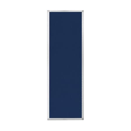 Versare Hush Panel Configurable Cubicle Partition 2' x 6' Navy Blue Fabric 1852203